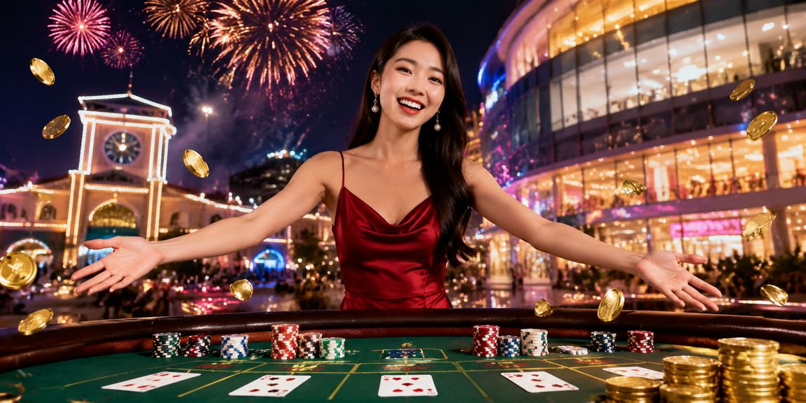 Bàn baccarat sôi động tại sự kiện casino trực tuyến ở Hồ Chí Minh